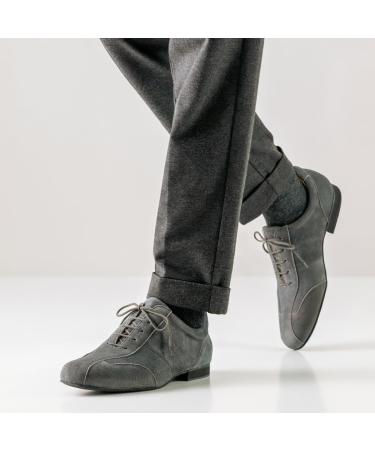 Werner Kern Men's Dance Shoes 28045 - Suede Black 1.5 cm Micro-Heel Made in Italy Size 41 1/3 EU - Perfect for Dance & Performance - Buy Online on GoSupps.com