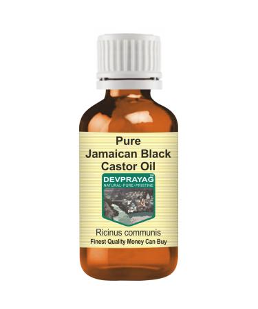 Pure Jamaican Black Castor Oil (Ricinus communis) 10ml (0.33 oz) 0.33 Fl Oz (Pack of 1)