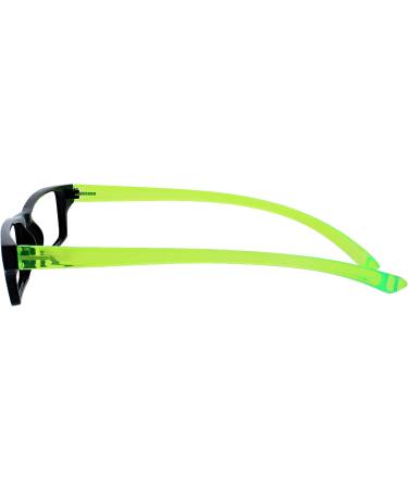 UV Reader Black & Bright Green Neck Reading Glasses - Value 3 Pack for Men & Women +1.50 Diopters | UVR3PK021 - Shop Internationally - Buy Online on GoSupps.com