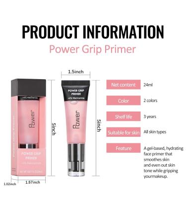 Erinde Power Grip Primer Gel | Hydrating Makeup Primer | Long Lasting Moisturizing Face Foundation Gel | Full Coverage Cosmetics | International Shipping - Buy Online on GoSupps.com