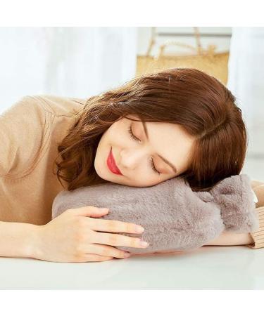 MAIES 2L Classic Hot Water Bottle with Soft Fleece Cover - Ideal for Pain Relief and Warmth | PVC Heat Bottle for Belly & Stomach Comfort - Buy Online on GoSupps.com