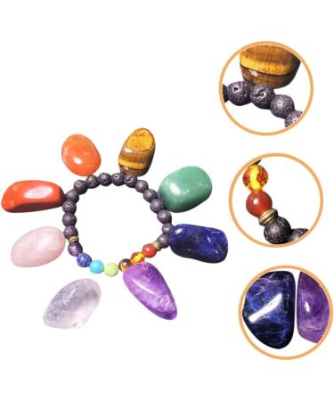 Crystal Stone Set - Spiritual Desktop Decor | Irregular Tumble Stones & Ornaments for Home Decor - Buy Online on GoSupps.com
