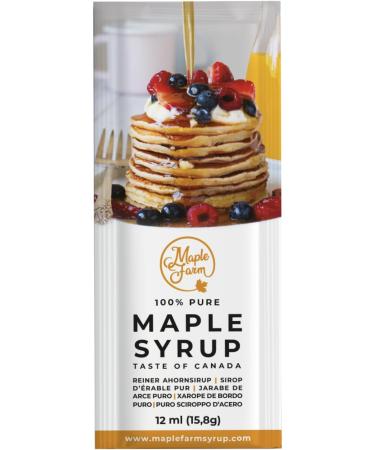 MapleFarm - 8 SINGLE-DOSE BAGS of PUR GRADE A maple syrup of 15.8G (12ml) - syrup for pancakes - waffle syrup - maple juice - Buy Online on GoSupps.com