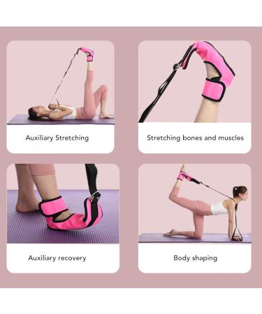 Adjustable Foot Stretching Belt - Elastic & Breathable Leg Stretch Device for Muscle Relaxation | Portable Red Exercise Belt - Buy Online on GoSupps.com