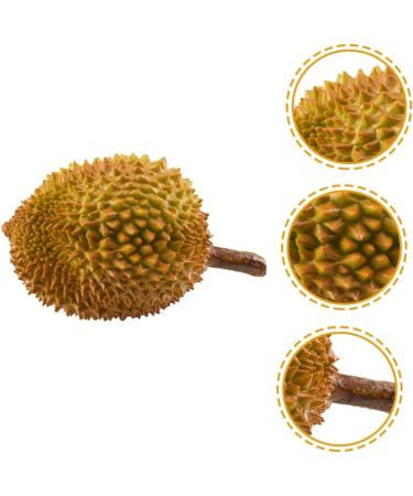 HOMSFOU 3pcs Artificial Imitation Durian Artificial Vegetable Decor Simulation Fruit Artificial Fruit Toy Lifelike Model Decoraciones Para Salas De Casa Fake Fruit Plastic Big Fruit Yellowx3pcs 25X15X15CMx3pcs - Buy Online on GoSupps.com