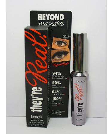 Benefit Cosmetics They're Real! Mascara Full Size,Black, 0.3 Oz Black 0.3 Ounce (Pack of 1)