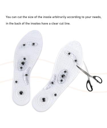 Buy Magnetic Acupressure Insoles for Reflexology & Foot Massage | International Shipping | Multicolor 29cm - Buy Online on GoSupps.com