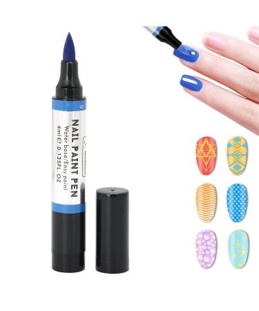 Portable Nail Polish Pen DIY Water Based Nail Varnish Gel Paint Pen Suitable for Nails Toenails Fake Nails Acrylic Nails and DIY Your Own Nails for Women Girls Easy to Use (09)