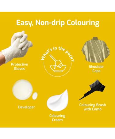 Cuti.colour Permanent Hair Color Cream 60g - Ammonia & PPD Free Sensitive Skin Formula Scalp Health Enriched with Portulaca & Boseivela - Black - Buy Online on GoSupps.com