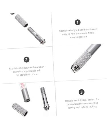 NOLITOY 10pcs Long Dual Tool Pens Brow Makeup Pencils Lasting Natural Microblading Tattooing Eyebrow - Buy Online on GoSupps.com