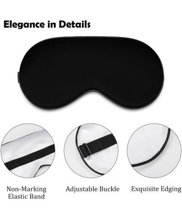 Custom Black Sleep Mask for Men & Women | Personalized Funny Night Eye Mask | Travel Blindfold & Eye Cover | Perfect Gift 1 Count - Buy Online on GoSupps.com