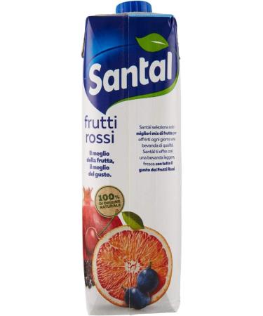  Italian Gourmet E.R. Parmalat Santal I Classici Succo di Frutta Frutti Rossi Red Fruits Fruit Juice 100% Natural Origin Refreshing Drink Tetrapack 1000ml - Buy Online on GoSupps.com