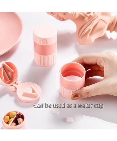 YLWX Portable Pill Cutter & Grinder - White Tablet Cutting Crushing and Milling Solution for Easy Medication Management - Buy Online on GoSupps.com