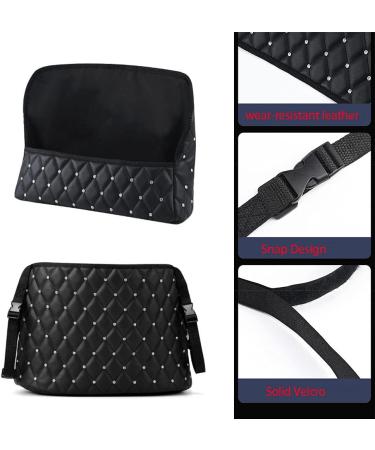 NganSuRong Crystal Rhinestone Car Handbag Holder for Women - Seat Back Organizer for Purse & Pocket Items - Driver Storage Netting Pouch for Backseat Barrier - Buy Online on GoSupps.com