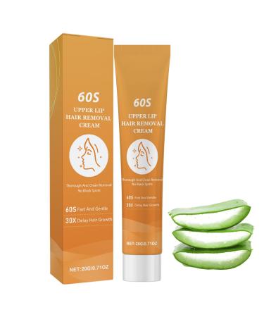 Cr me d pilatoire pour les l vres pour femmes l'aloe vera et l'huile de jojoba cr me d pilatoire douce apaisante et hydratante adapt e tous les types de peau (1pcs)