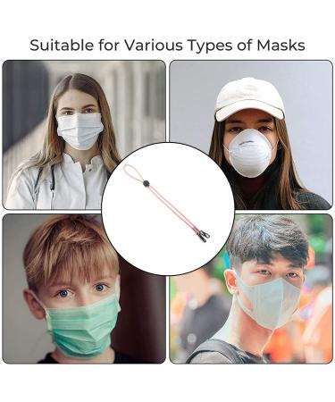 XPEX 8-Part Adjustable Mask Holder & Chain | Ear Pain Relief Lanyard for Ultimate Comfort - International Shipping Available - Buy Online on GoSupps.com