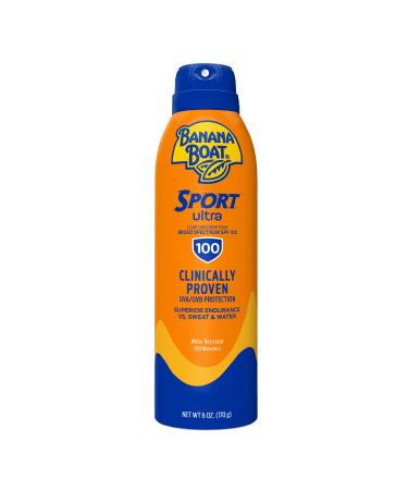 Banana Boat Sport Ultra, Broad Spectrum Sunscreen Spray, SPF 100, 6oz. SPF 100/Spray
