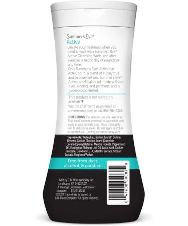 Summer's Eve Active Cooling Eucalyptus Feminine Cleansing Wash 12 Fl Oz - Pack of 3 - Buy Online on GoSupps.com