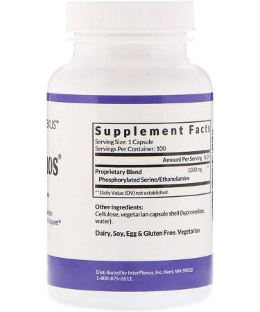 InterPlexus Seriphos - 100 Capsules for Stress Support & Cortisol Balance - Buy Online on GoSupps.com