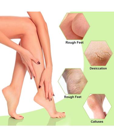 Dearbag Silicone Socks for Women - 2 Pair Anti-Slip Moisturizing Foot Spa & Cracked Heel Care - Soft Skin Color & White - Buy Online on GoSupps.com