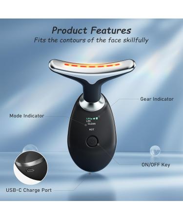ForeverShine Face and Neck Tool Electric Facial Device for Wrinkle - Black - Buy Online on GoSupps.com