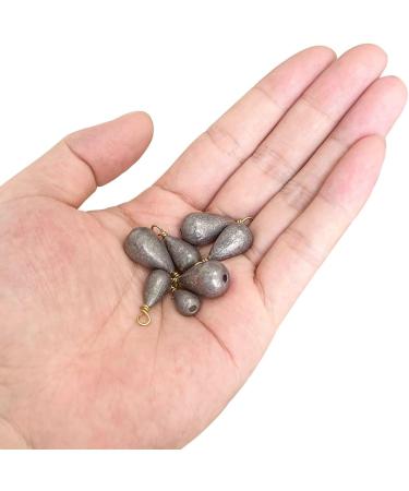 UperUper Fishing Weights Sinkers Kit - 25pcs/Box Assorted Bass Casting Bell Sinkers for Saltwater Freshwater Fishing - Buy Online on GoSupps.com