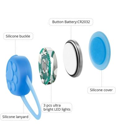 iPobie LED Silicone Dog Light Pendant for Night Walks - Set of 5 - Buy Online on GoSupps.com