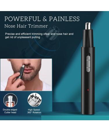 2023 Professional 3-in-1 Hair Shaver Kit for Men | Painless Ear Nose & Body Groomer | Dual-Edge Trimmer & Easy Cleansing - Buy Online on GoSupps.com