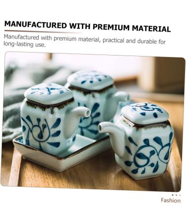 Milisten Ceramic Soy Sauce Pot Oil Bottle Oil Dispensers Oil Container Kitchen Oil Pour Bottle Household Soy Sauce Dispenser Olive Oil Household Oil Container Ceramics Vintage Vinegar - Buy Online on GoSupps.com