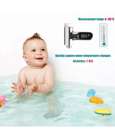 Buy Gokelomg LED Display Shower Thermometer - Self-Generating Water Flow Meter for Baby Care | Best International Shipping - Buy Online on GoSupps.com