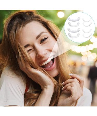 Buy CJBin 2 Pairs Lightening Immediate Veneers Teeth Set - Top & Bottom Dentures for Men & Women | Best Whitening Alternative for Bad Teeth - Buy Online on GoSupps.com