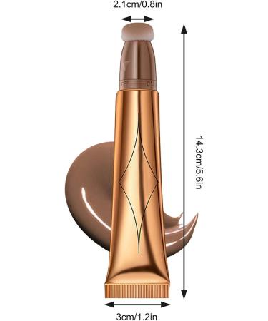 Contouring Blush Stick | Contouring Highlighter Pen | Outlining | Contour Makeup Highlighter | Beauty Bar Waterproof Long Lasting with Cushion Applicator - Buy Online on GoSupps.com