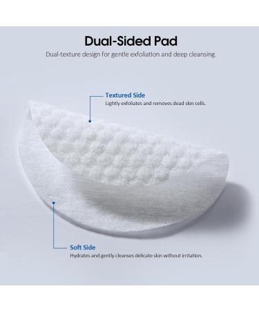 Hicream Glycolic Acid Exfoliating Pads Dual-Textured Facial Toner for Pore Care & Skin Radiance Deep Cleansing Peel with Niacinamide Salicylic Acid & Vitamins E B3 B5 (50 Pads) - Buy Online on GoSupps.com