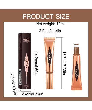 Stick WateWand for Cheeks - 12ml Makeup Stick Plaster Design Highlight Bronzer Shaping Trimming Stick with Air Cushion Applicator Frifer Repair Liquid 06# - Buy Online on GoSupps.com