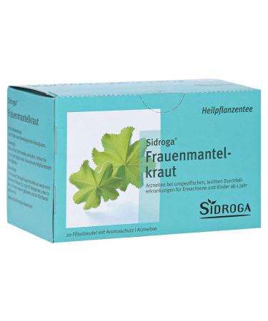 SIDROGA Lady's Mantle Tea Filter Bags 20X1.0 g