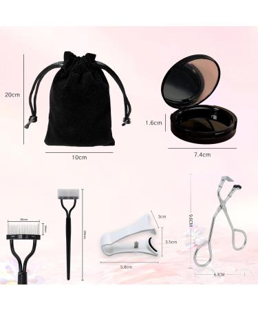 5PCS Lash Curler Kit | Magnetic Eyelashes Applicator Comb & Storage Bag | Professional Volumizing Lash Lift for Daily Use - International Shipping Available - Buy Online on GoSupps.com