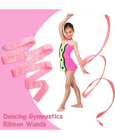 Deekin 30-Piece Dance Ribbons Set - Elegant Style Gymnastics Ribbon Sticks for Kids, 6.6 Feet Twirling Ribbons with Non-Slip Handle - Party Favors and Artistic Performance - Buy Online on GoSupps.com