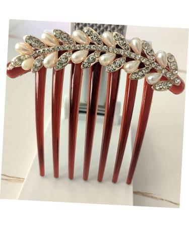 Beaupretty Comb bridal hair jewelry women hair decoration antique hair comb crystal hair pin fairy hear clips hair side comb bun holder clip wedding plastic South Korea bangs Wedding - Buy Online on GoSupps.com