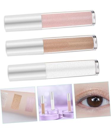 FOMIYES 3pcs Polarized Monochrome Eyeshadow Liquid Glitter Eyeshadow Korean Eyeshadow Makeup Tools Product 1 count (Pack of 1) Assorted Color - Buy Online on GoSupps.com