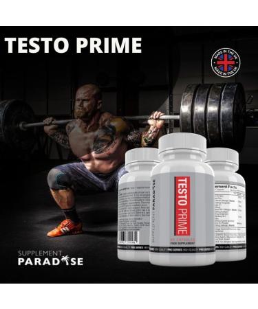 Testo Prime 60 Capsules - Boost Testosterone Naturally - Supplement Paradise - Buy Online on GoSupps.com