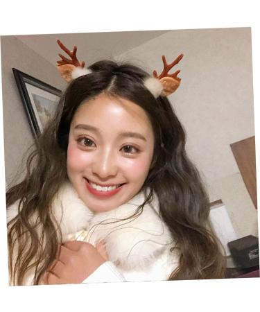 minkissy 4 Pairs Antler Hair Clips Antler Barrette Christmas Hair Xmas Hair Clips Party Favors Holiday Party Hair Pin Antlers Hair Hoop Reindeer Hair Clip Elk Horns Girl Supplies - Buy Online on GoSupps.com