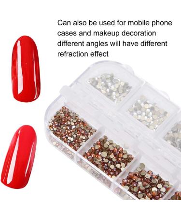 Rhinestones Nail Rhinestones Manicure Rhinestones Nail Art Accessory Nail Art Learners(Rhinestone 8#) - Buy Online on GoSupps.com