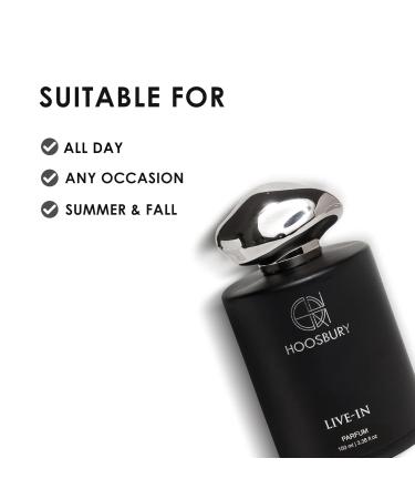 Live-In Unisex Parfum Eau de Parfum Intense - Woody & Seductive Mens Cologne - Foug re Ambery & Spicy Fragrance for Date Night - Lasting Wear - Luxury Perfumes for Men & women - Buy Online on GoSupps.com