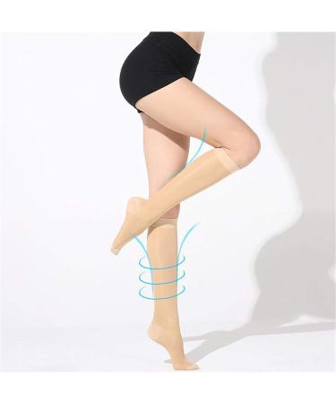 Buy Sheer Compression Socks 15-20 mmHg | Support Stockings & Hose - Nude L/XL for Ultimate Comfort - Buy Online on GoSupps.com