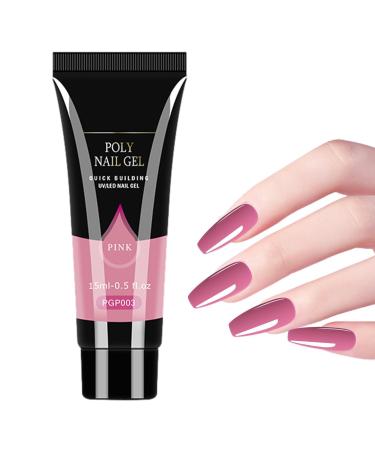 Gel Extension Nail Glue UV Nail Glue Easy to Use and Long-Lasting UV Nail Gel for Natural-Looking Nails Nail Extension Gel for Salon Easy DIY at Home Jmedic