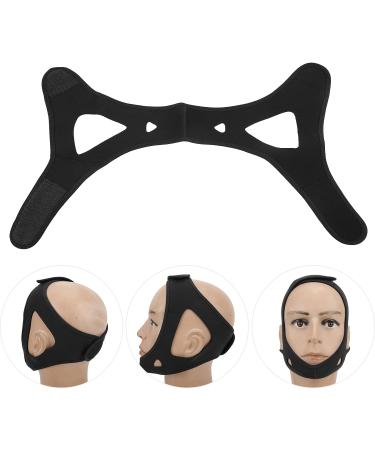 Anti Snoring Chin Strap for People Who Snore - Adjustable & Comfortable (Black) - Buy Online on GoSupps.com