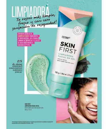 Cyzone Skin First Set - Gel Facial Cleanser & Moisturizer for Refreshing & Energizing Skin | International Shipping Available - Buy Online on GoSupps.com