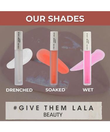 GIVE THEM LALA Beauty Drenched Lip Quencher Lip Gloss | Moisturizing Clear Lip Oil | Cruelty Free Lip Gloss by Lala Kent - Buy Online on GoSupps.com
