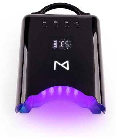 M - NEO 78W Cordless Nail Curing Lamp | Rechargeable 4 Timer Settings Auto Sensor Fits All Hand Sizes | Black - Buy Online on GoSupps.com
