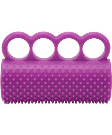 Squeeze Finger Strengthening Equipment Silicone 4 Finger Squeeze Strengthener for Stroke Rehabilitation Training Purple - Buy Online on GoSupps.com